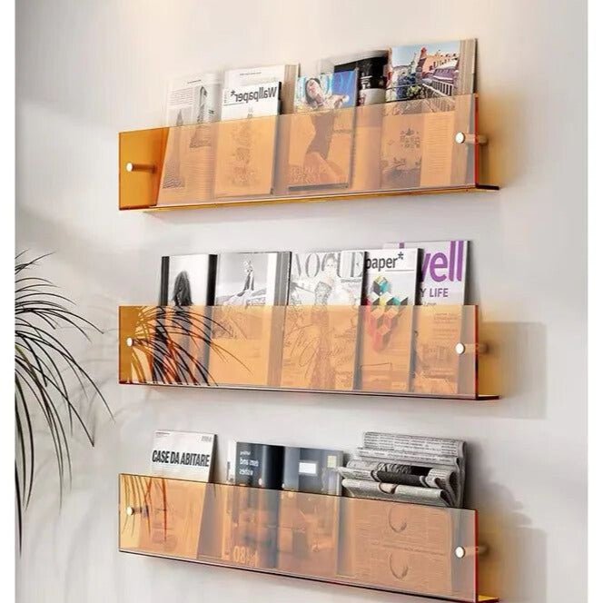 Acrylic Floating Wall Shelf for Books
