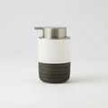 Textured Stoneware Soap Dispenser 300ml