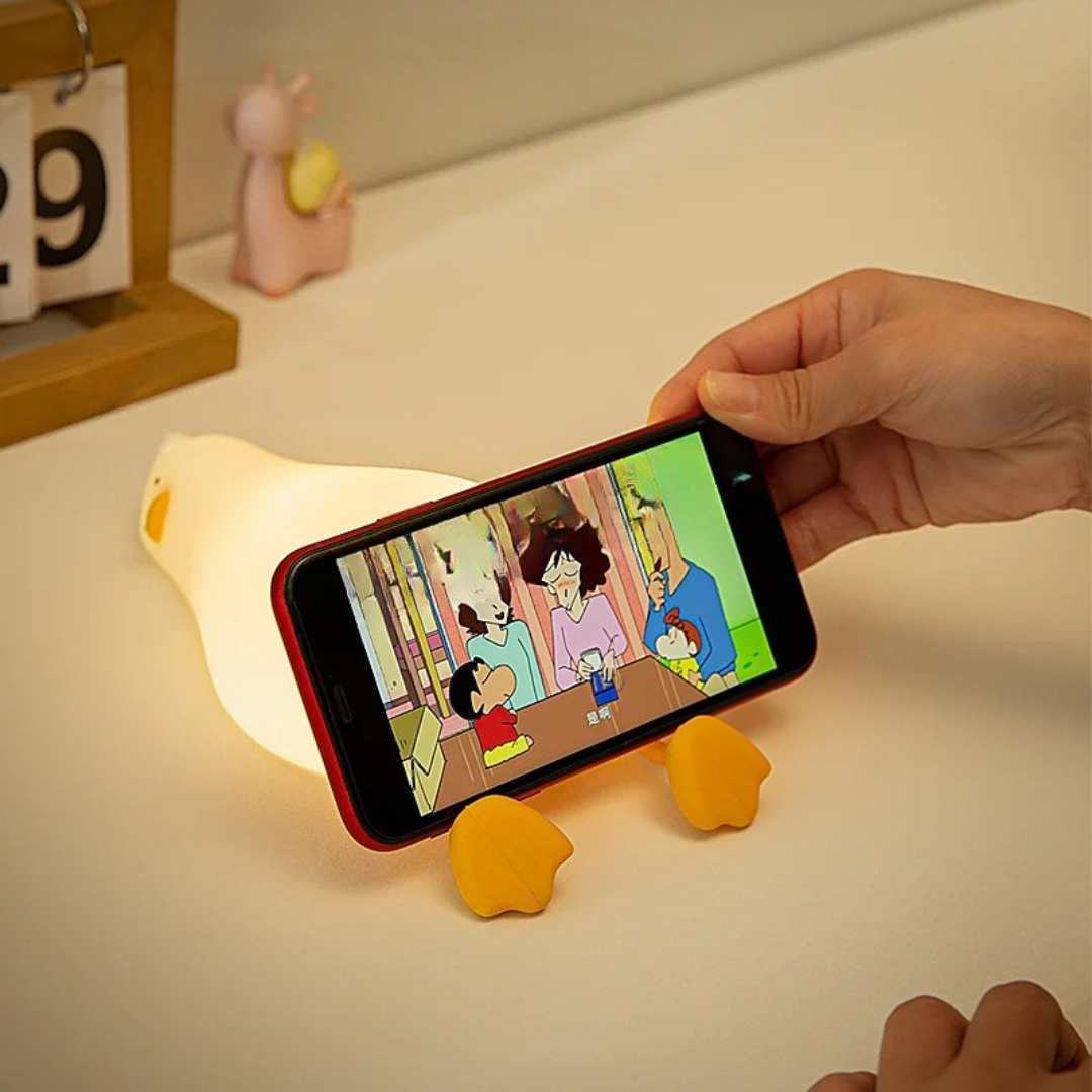 Soft Silicone Duck Night Light