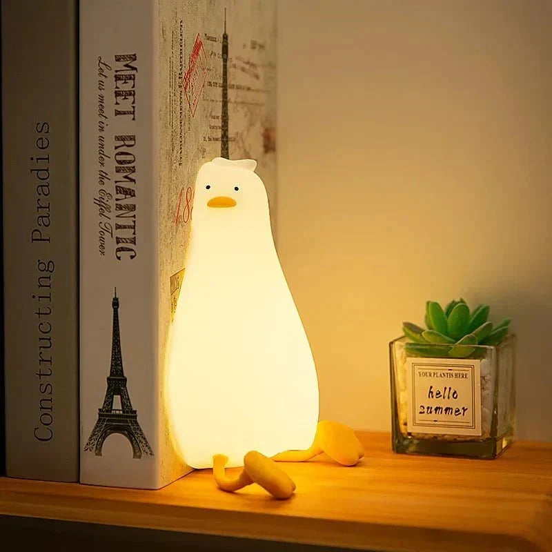 Soft Silicone Duck Night Light