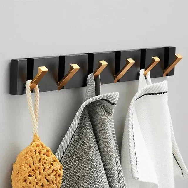Foldable Stainless Steel Wall Hook Rail