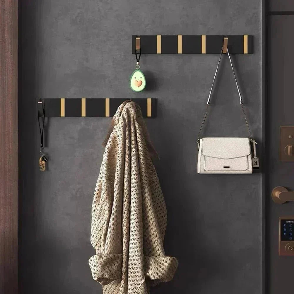 Foldable Stainless Steel Wall Hook Rail