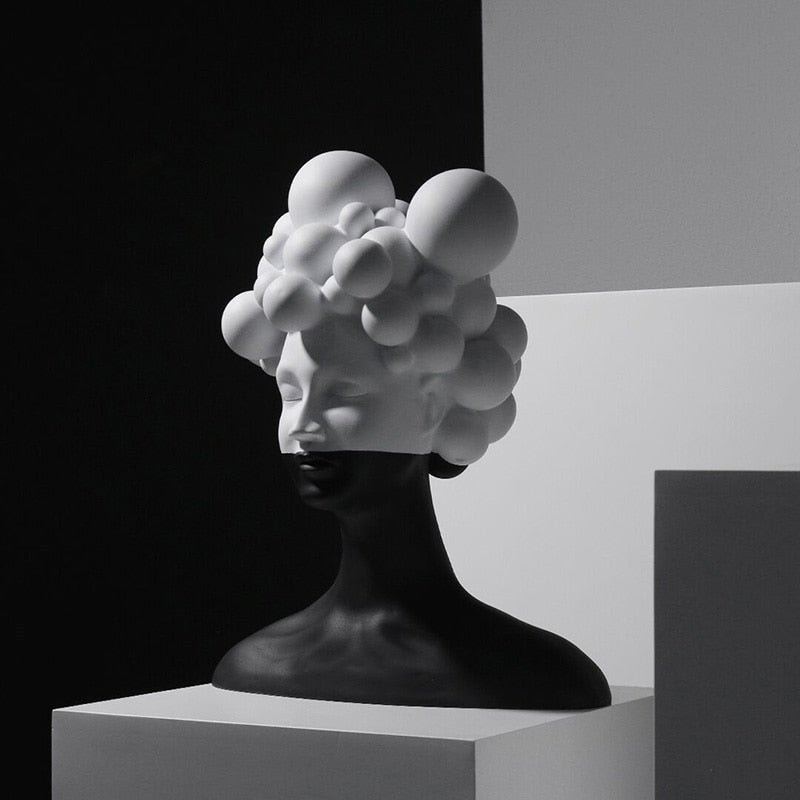 Abstract Figure Sculpture in Resin