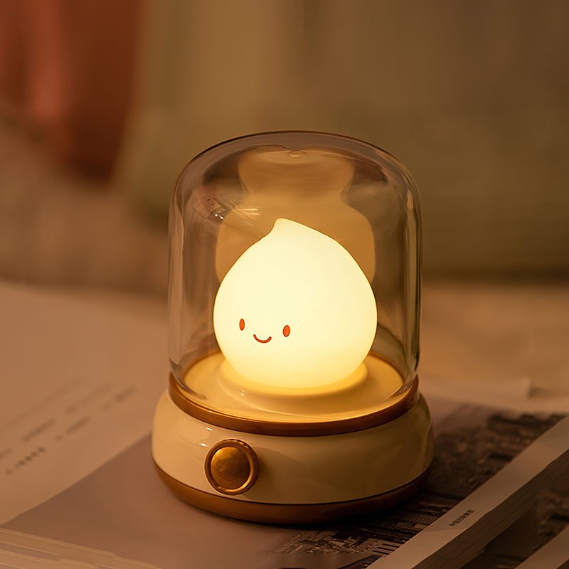 LED Flame Night Light, Flameless Candle Effect