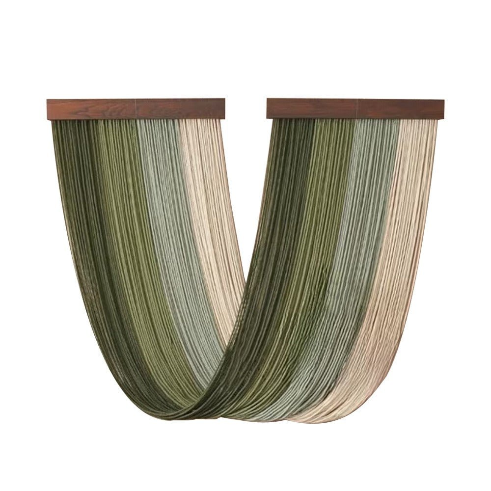 Rope Wall Hanging with Wooden Bar