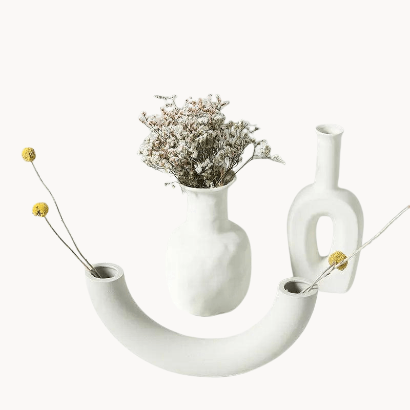 Scandinavian Ceramic Vases, Nine Shapes