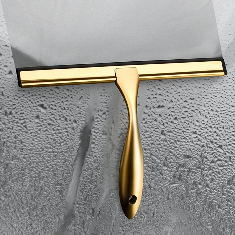 25 cm Stainless Steel Shower Squeegee with Wall Hook