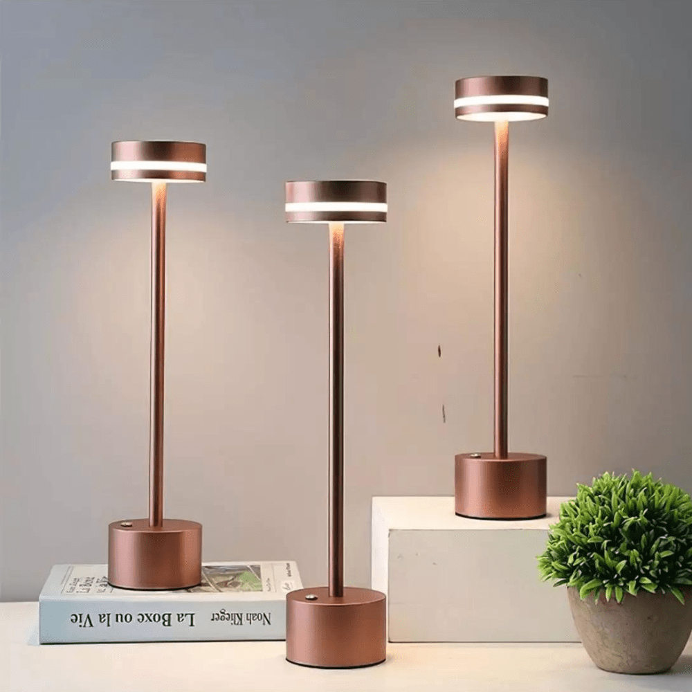 Rechargeable Cordless Table Lamp – Three Finishes
