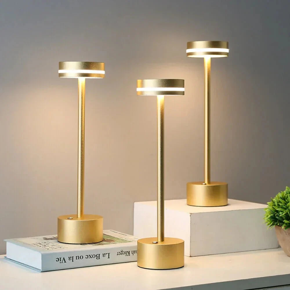 Rechargeable Cordless Table Lamp – Three Finishes