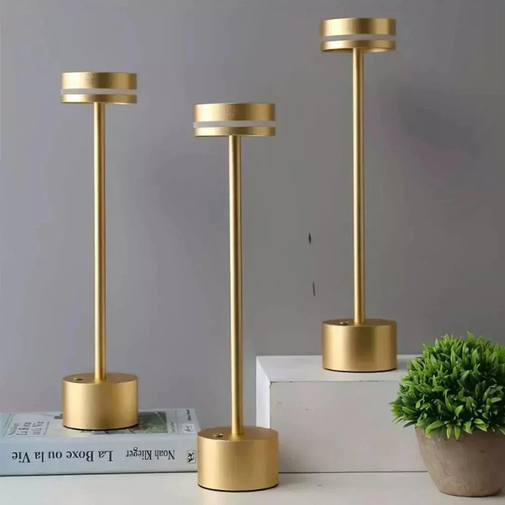Rechargeable Cordless Table Lamp – Three Finishes