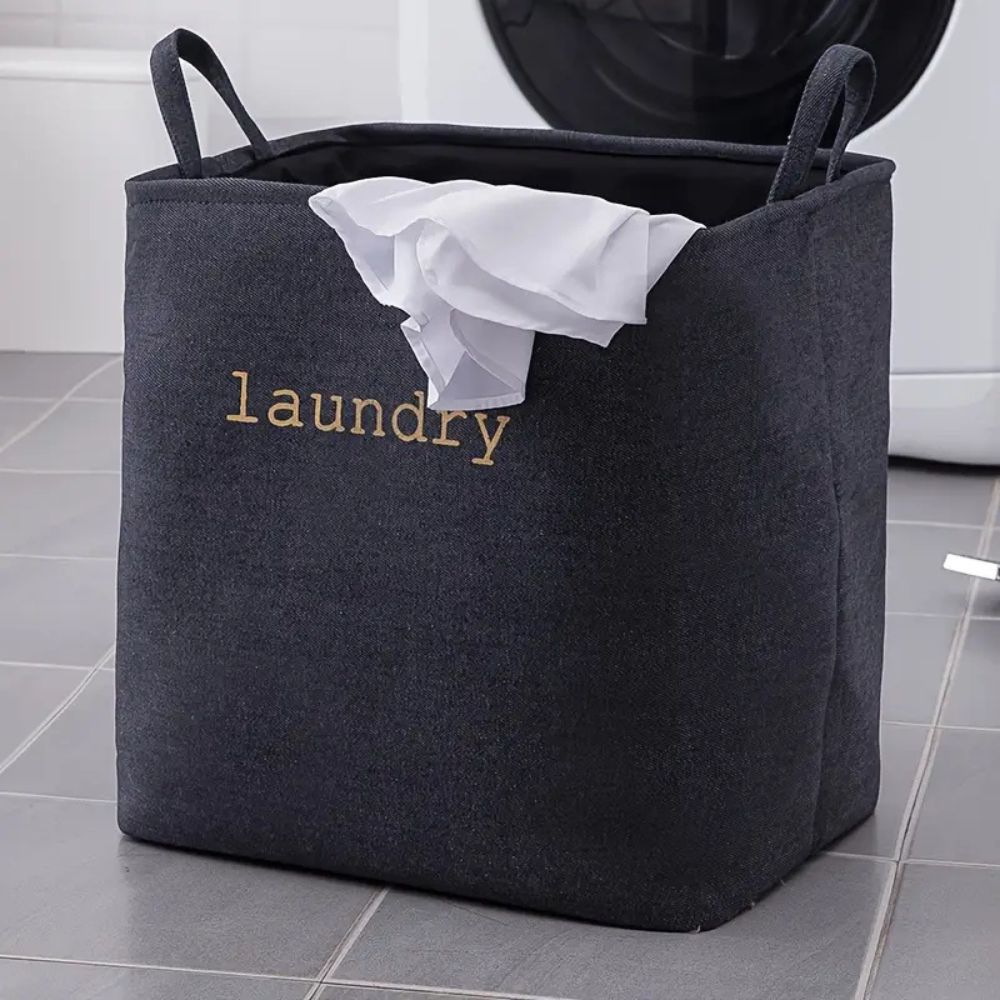Foldable Fabric Laundry Basket – 3 Sizes, 5 Colours
