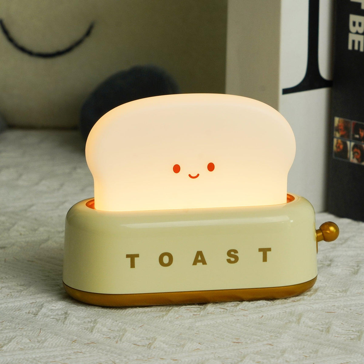 Toaster Lamp, Novelty Light with Glowing Toast