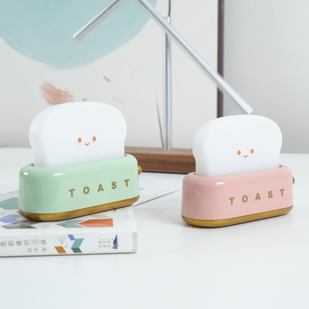 Toaster Lamp, Novelty Light with Glowing Toast