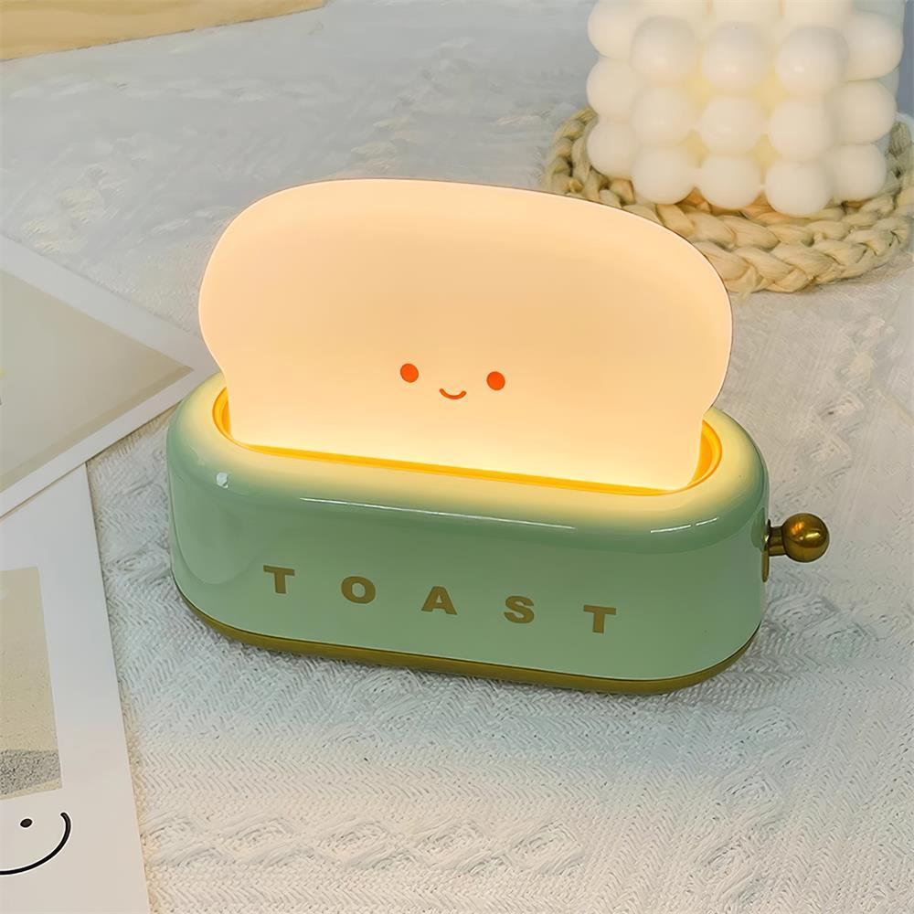 Toaster Lamp, Novelty Light with Glowing Toast