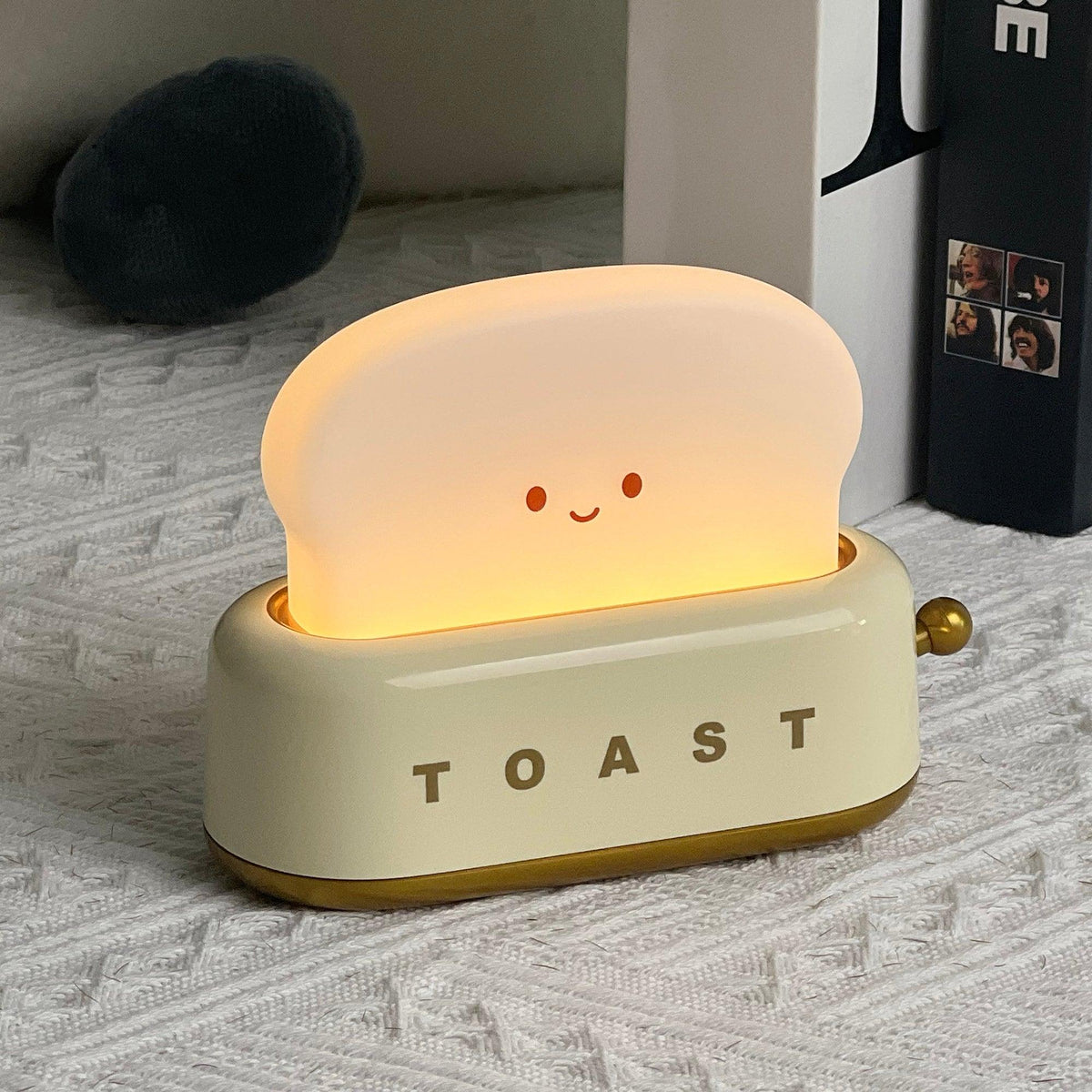 Toaster Lamp, Novelty Light with Glowing Toast