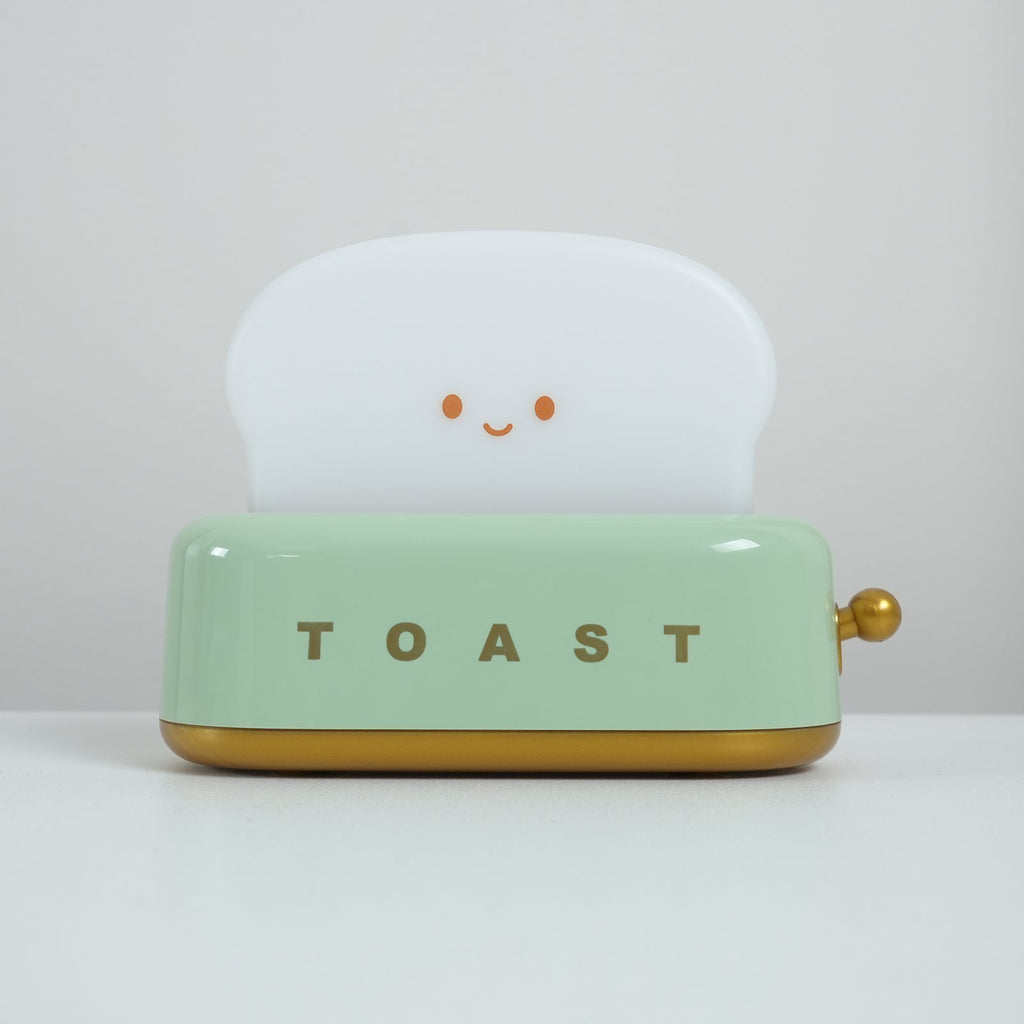 Toaster Lamp with Glowing Toast