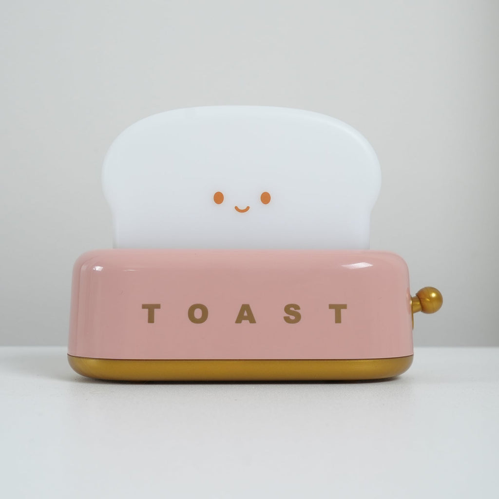 Toaster Lamp with Glowing Toast