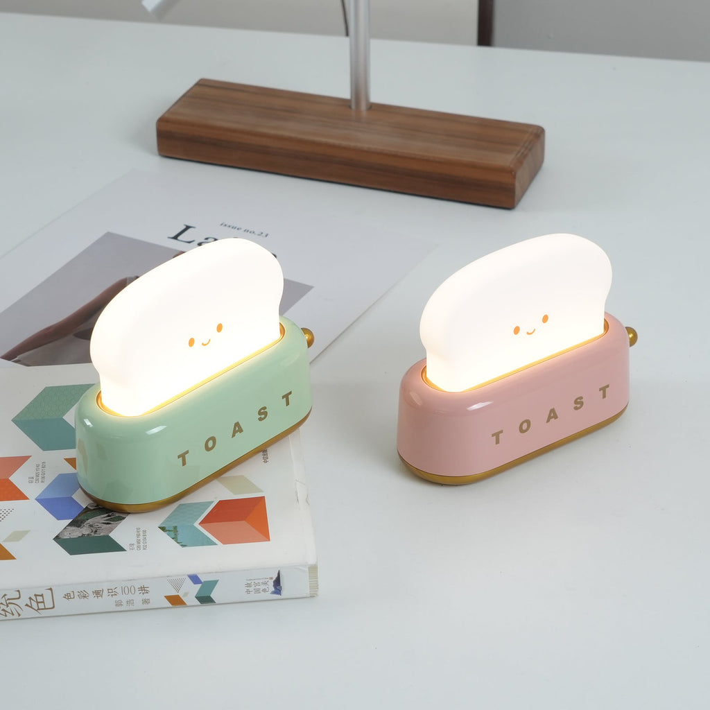 Toaster Lamp, Novelty Light with Glowing Toast