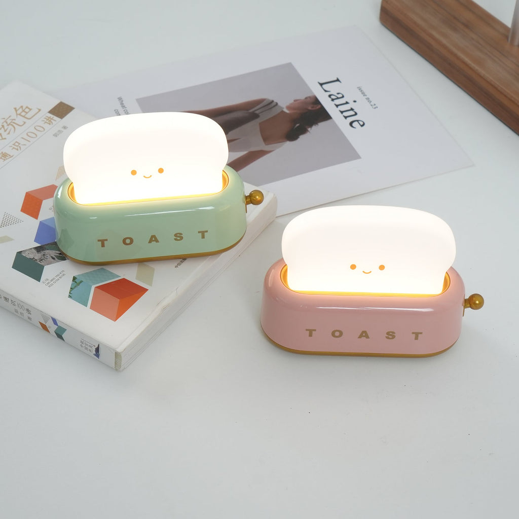 Toaster Lamp, Novelty Light with Glowing Toast