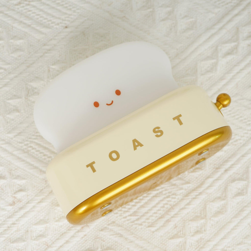 Toaster Lamp with Glowing Toast