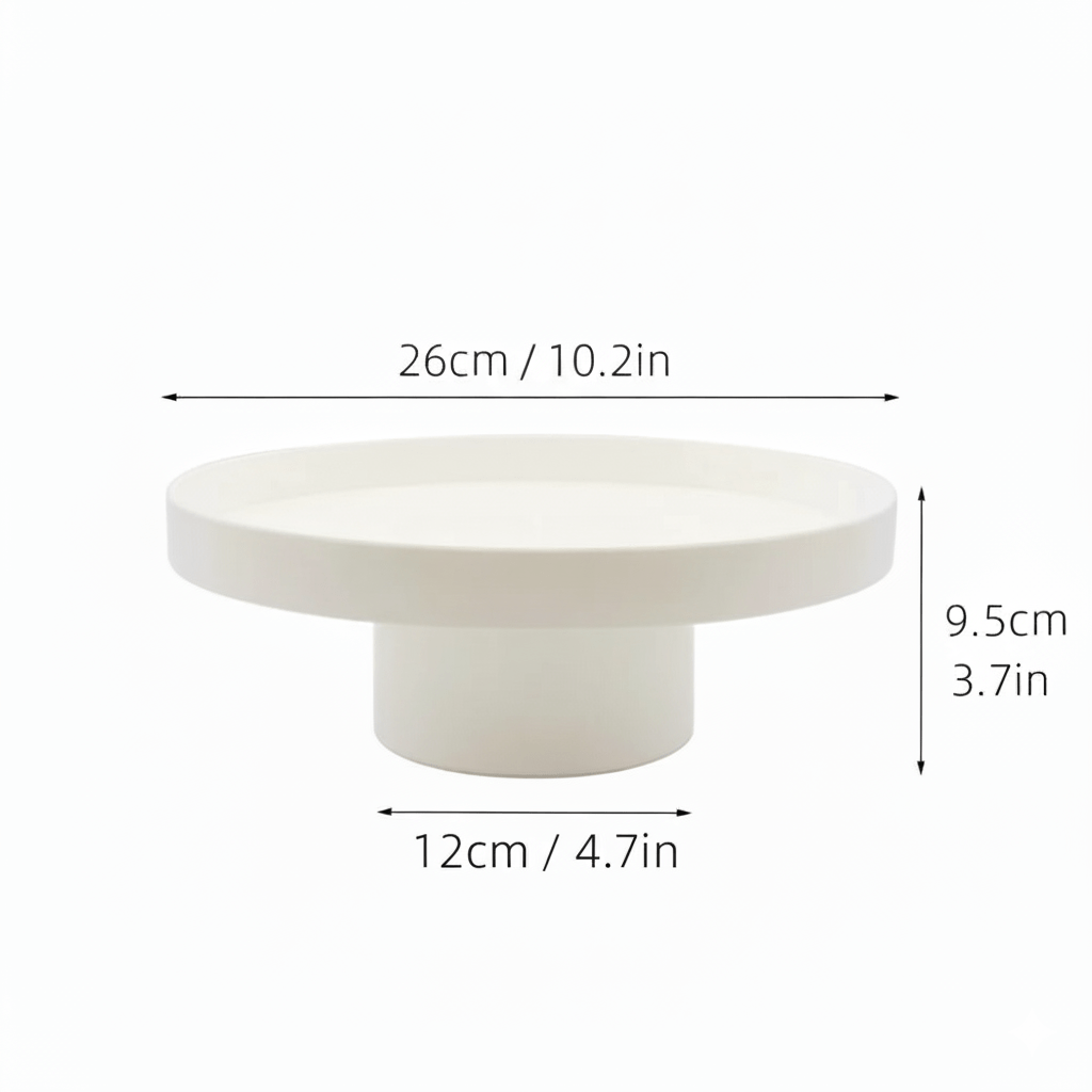 Acrylic Display Tray, Round or Rectangular